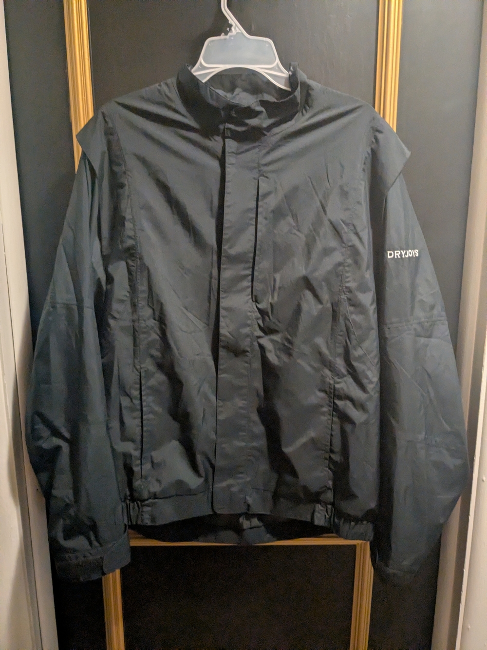 FootJoy Black DRYJOYS Men's Rain Jacket